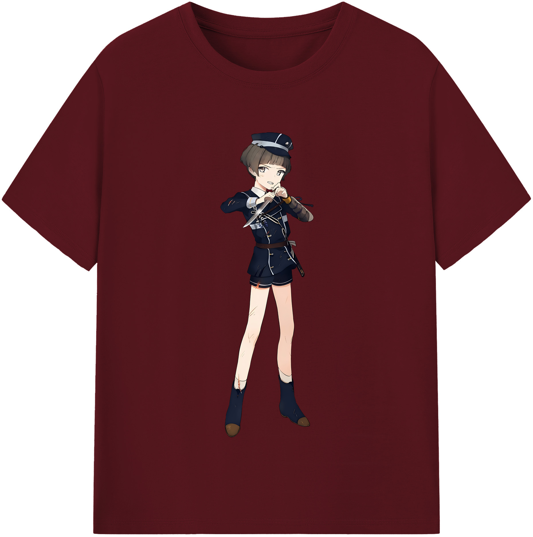 （画像用） 刀剣乱舞 Touken Ranbu 綿100％半袖Tシャツ（フロントプリント）
